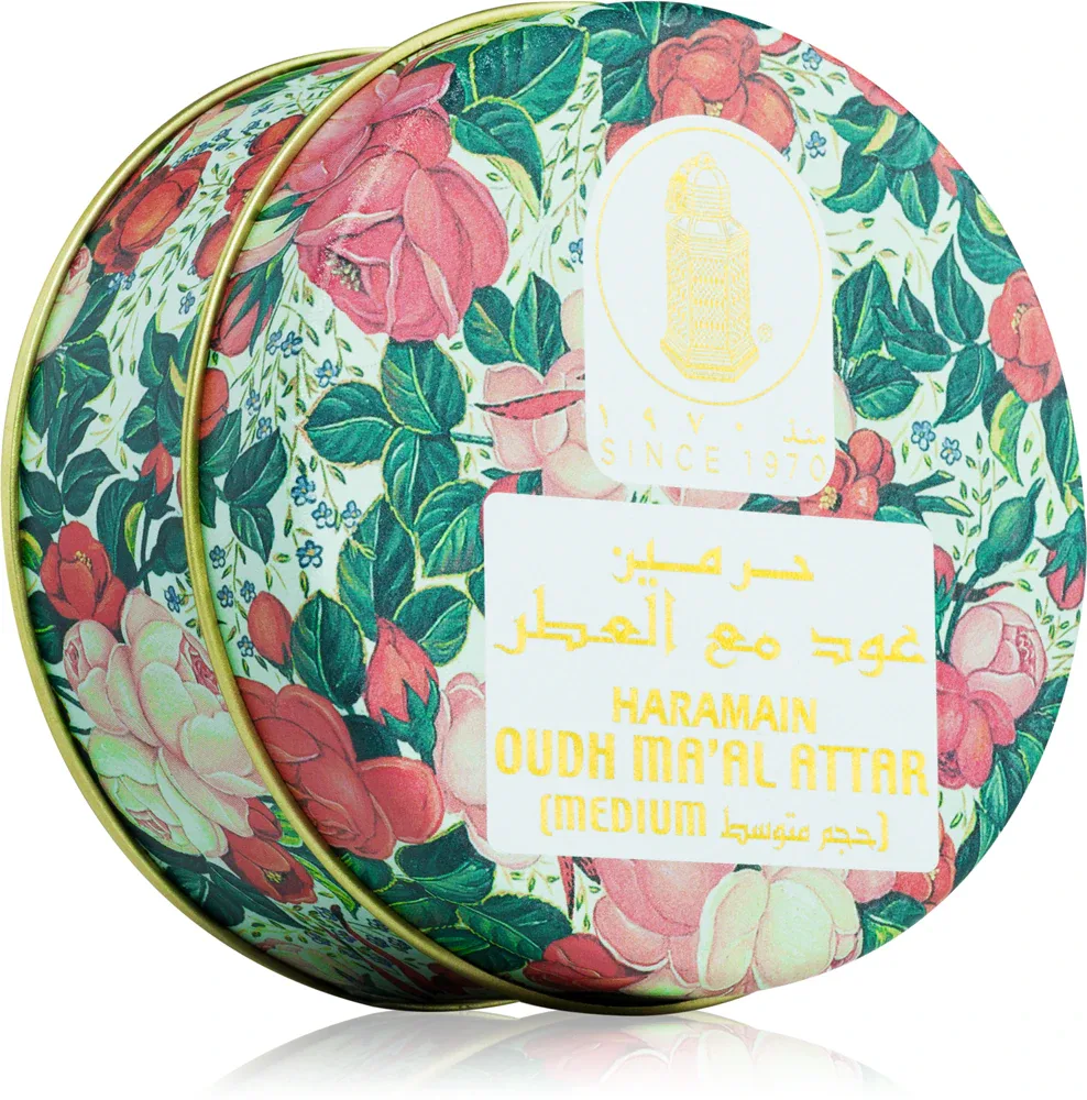 Благовоние Al Haramain Oudh Ma’Al Attar древесное, для дома, 40 г