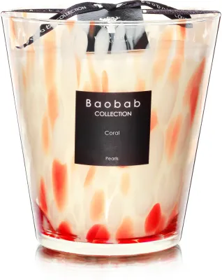 Baobab Collection Pearls Coral - Ароматическая свеча, 16 см