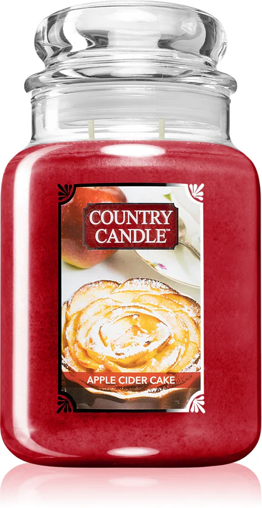 Country Candle Apple Cider Cake - Ароматическая свеча, 652 г