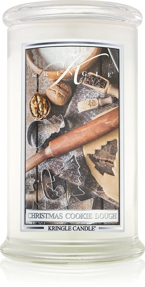 Kringle Candle Christmas Cookie Dough - Ароматическая свеча, 624 г