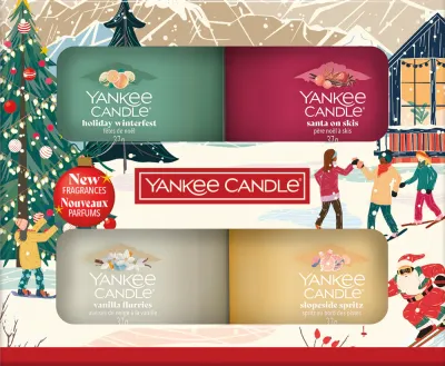 Yankee Candle Christmas Collection 4 Votive Candles - Подарочный набор "