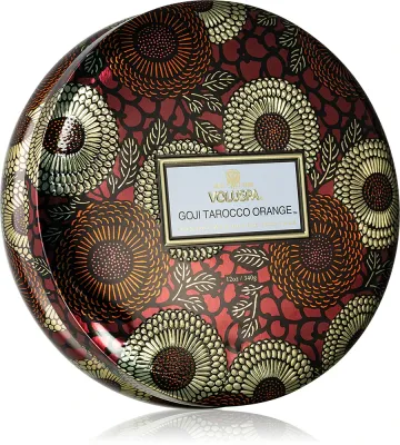 VOLUSPA Japonica Goji Tarocco Orange - Ароматическая свеча в банке w puszcze, 340 г