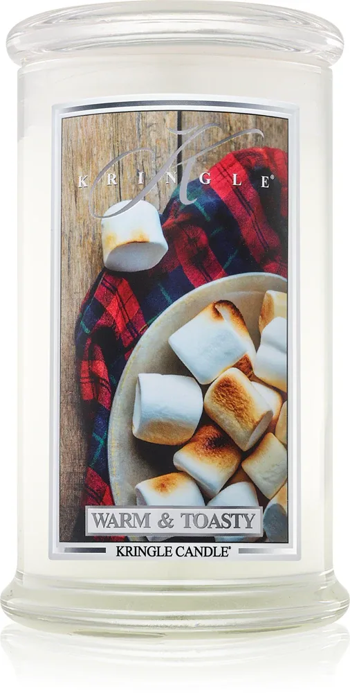 Kringle Candle Warm & Toasty - Ароматическая свеча, 624 г