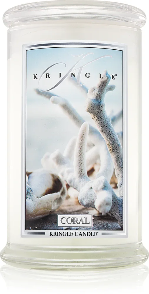 Kringle Candle Coral - Ароматическая свеча, 624 г