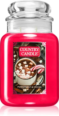 Country Candle Peppermint & Cocoa - Ароматическая свеча, 737 г