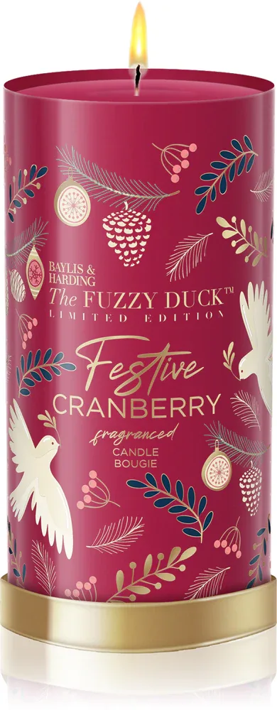 Baylis & Harding The Fuzzy Duck Winter Wonderland - Ароматическая свеча с ароматом клюквы аромат Cranberry, 390 г