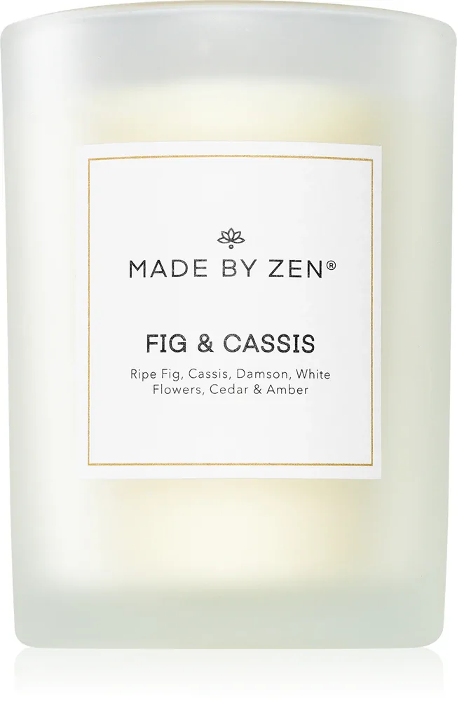 MADE BY ZEN Fig & Cassis - Ароматическая свеча, 250 г