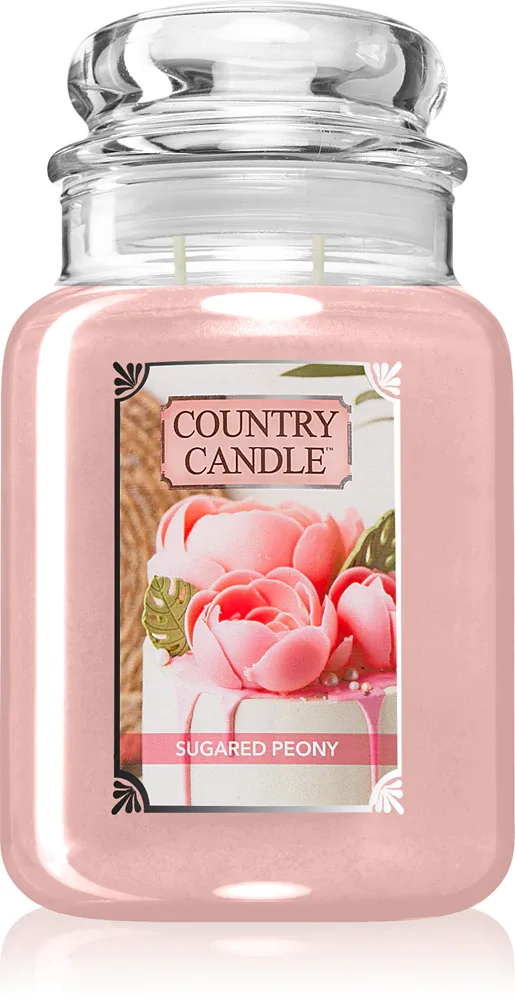 Country Candle Sugared Peony - Ароматическая свеча, 737 г