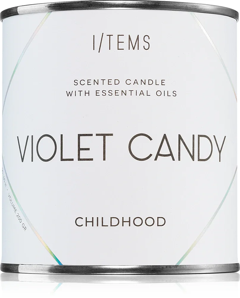 I/TEMS Special Edition Violet Candy - Ароматическая свеча, 200 г