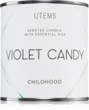 I/TEMS Special Edition Violet Candy - Ароматическая свеча, 200 г — фото 1