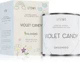 I/TEMS Special Edition Violet Candy - Ароматическая свеча, 200 г — фото 2