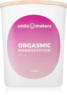 Smile Makers Orgasmic Manifestations - Ароматическая свеча Sweaty Sweaty, 180 г