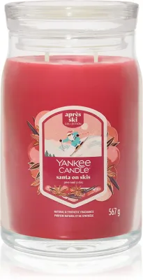 Yankee Candle Santa On Skis - Ароматическая свеча Signature