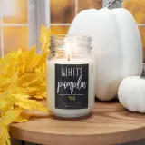 Milkhouse Candle Co. Farmhouse White Pumpkin - Ароматическая свеча, 369 г — фото 2