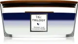 Woodwick Trilogy Evening Luxe - Ароматическая свеча с деревянным фитилем (hearthwick) с деревянным фитилем (hearthwick), 453.6 г — фото 1