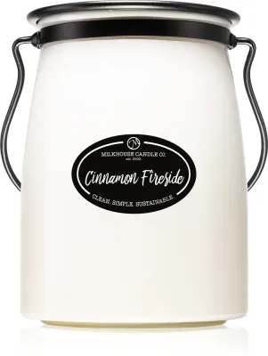 Milkhouse Candle Co. Creamery Cinnamon Fireside - Ароматическая свеча Butter Jar