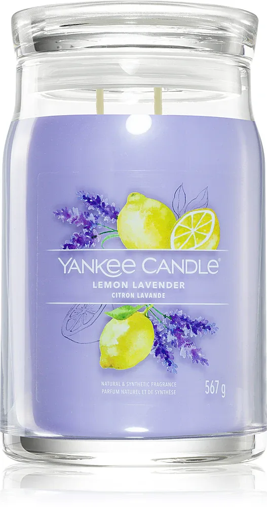 Yankee Candle Lemon Lavender - Ароматическая свеча Signature