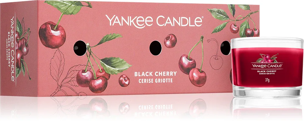 Yankee Candle Black Cherry - Подарочный набор, 3 г