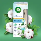 Air Wick Active Fresh Linen & White Orchid - Автоматический освежитель воздуха с запасным блоком, 228 мл — фото 3