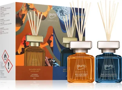 ipuro Essentials Amber & Riverside - Подарочный набор ароматов для дома, 2 мл