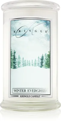 Kringle Candle Winter Evergreen - Ароматическая свеча, 624 г