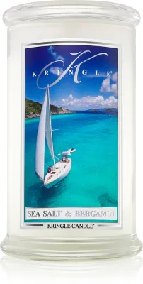 Kringle Candle Sea Salt & Bergamot - Ароматическая свеча, 623 г