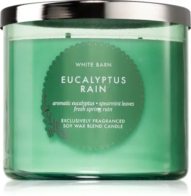 Bath & Body Works Eucalyptus Rain - Ароматическая свеча, 411 г