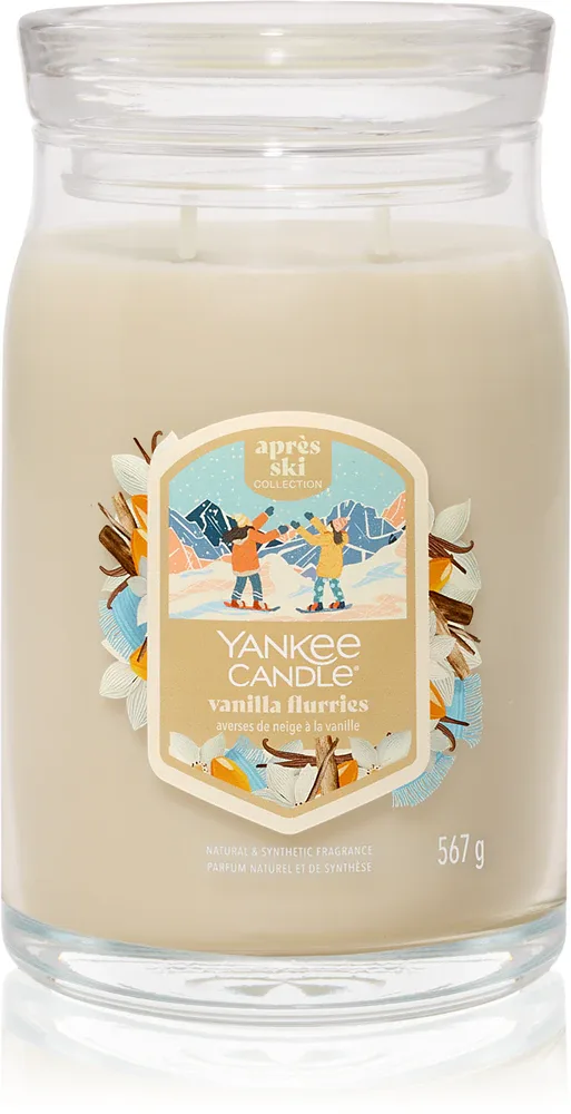 Yankee Candle Vanilla Flurries - Ароматическая свеча Signature