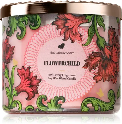 Bath & Body Works Flowerchild - Ароматическая свеча, 411 г