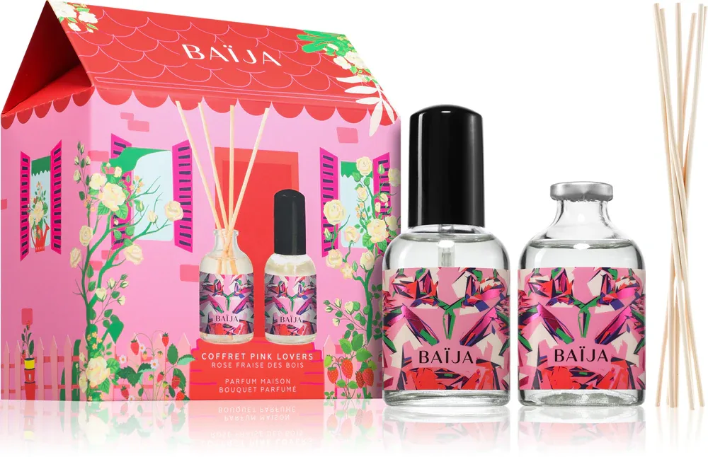 BAÏJA Pink Lovers - Ароматический диффузор для женщин - подарочный набор