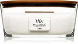 Woodwick Linen - Ароматическая свеча с деревянным фитилем (hearthwick) с деревянным фитилем (hearthwick), 453.6 г — фото 1