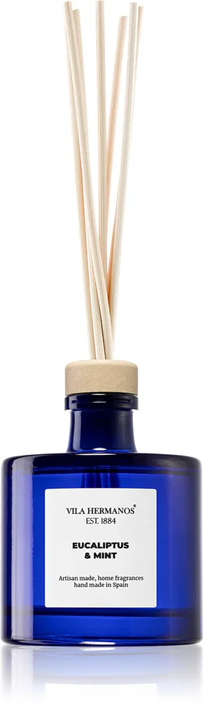Vila Hermanos Apothecary Cobalt Blue Eucalyptus & Mint - Диффузор аромата, 100 мл