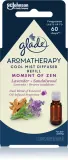 GLADE Aromatherapy Moment of Zen - Наполнитель для диффузоров Лаванда + Сандаловое дерево Lavender + Sandalwood, 17.4 мл — фото 1
