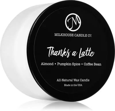 Milkhouse Candle Co. Creamery Thanks A Latte - Ароматическая свеча в жестяной банке Sampler Tin