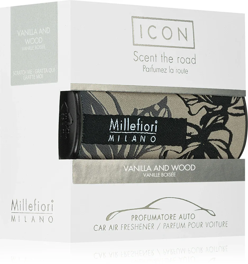 Millefiori Icon Vanilla & Wood - запах для автомобиля, 1 шт