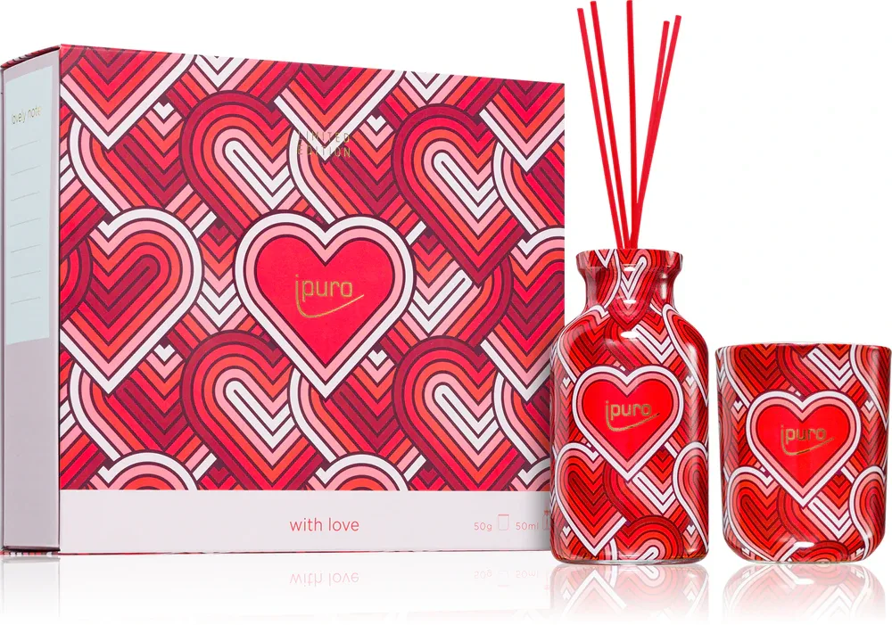 ipuro Limited Edition With Love - Подарочный набор ароматов для дома, 1 шт