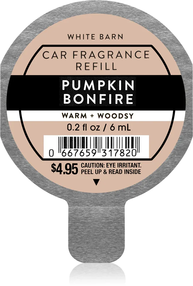 Bath & Body Works Pumpkin Bonfire - Запах для автомобиля наполнение, 6 мл