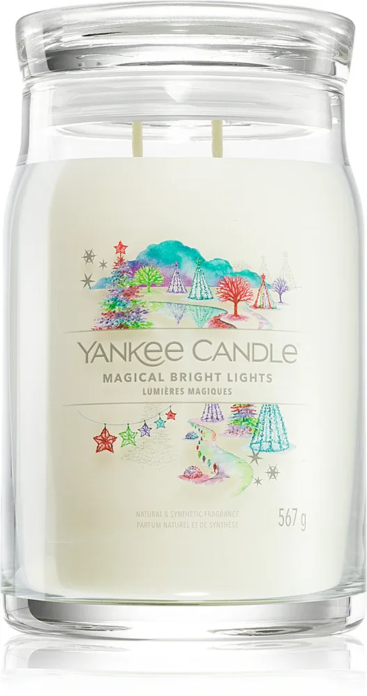 Yankee Candle Magical Bright Lights - Ароматическая свеча Signature Signature, 567 г