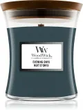 Woodwick Evening Onyx - Ароматическая свеча с деревянным фитилем с деревянным фитилем, 275 г — фото 1