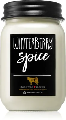Milkhouse Candle Co. Farmhouse Winterberry Spice - Ароматическая свеча, 369 г
