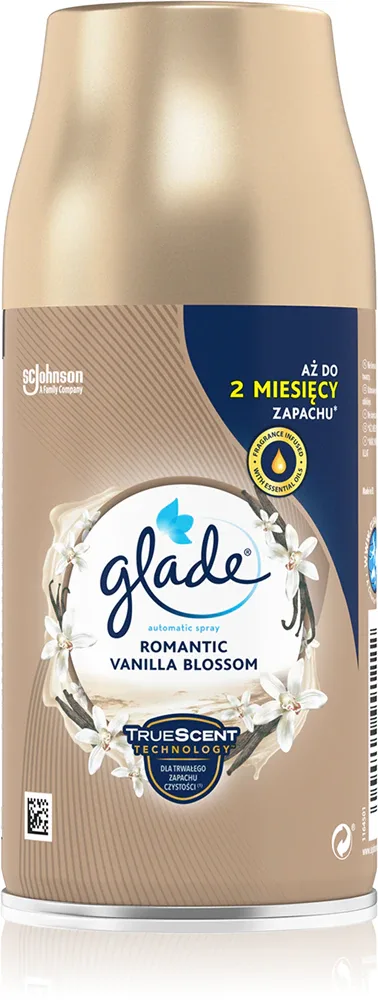 GLADE Romantic Vanilla Blossom - Автоматический освежитель воздуха запасной картридж, 269 мл