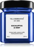 Vila Hermanos Apothecary Cobalt Blue Eucalyptus & Mint - Ароматическая свеча, 150 г — фото 1