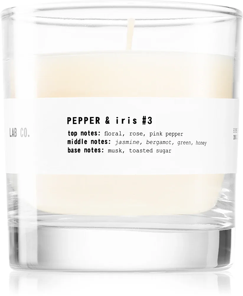 The Olphactory Lab Co. Pepper & Iris - духовая свеча, 200 г