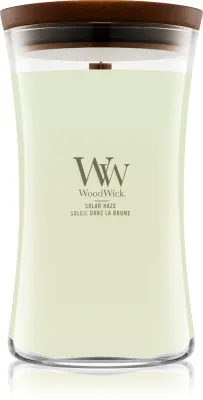 Woodwick Solar Haze - Ароматическая свеча с деревянным фитилем с деревянным фитилем, 610 г