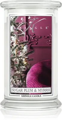 Kringle Candle Sugar Plum & Myrrh - Ароматическая свеча, 624 г