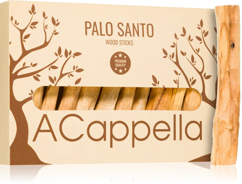 Палочки ароматические ACappella Palo Santo для дома, древесный аромат, 90 г