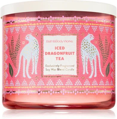 Bath & Body Works Iced Dragonfruit Tea - Ароматическая свеча, 411 г