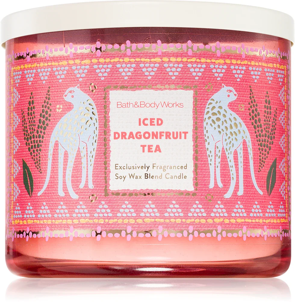 Bath & Body Works Iced Dragonfruit Tea - Ароматическая свеча, 411 г