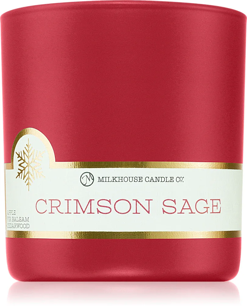 Milkhouse Candle Co. LE Winter Crimson Sage - Ароматическая свеча, 226 г