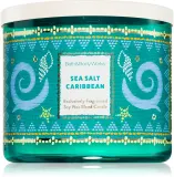 Bath & Body Works Sea Salt Caribbean - Ароматическая свеча, 411 г — фото 1